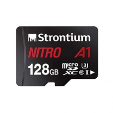 Strontium Nitro 128GB Micro SDHC Memory Card 100MB/s A1 UHS-I U1 Class 10 w/Adapter